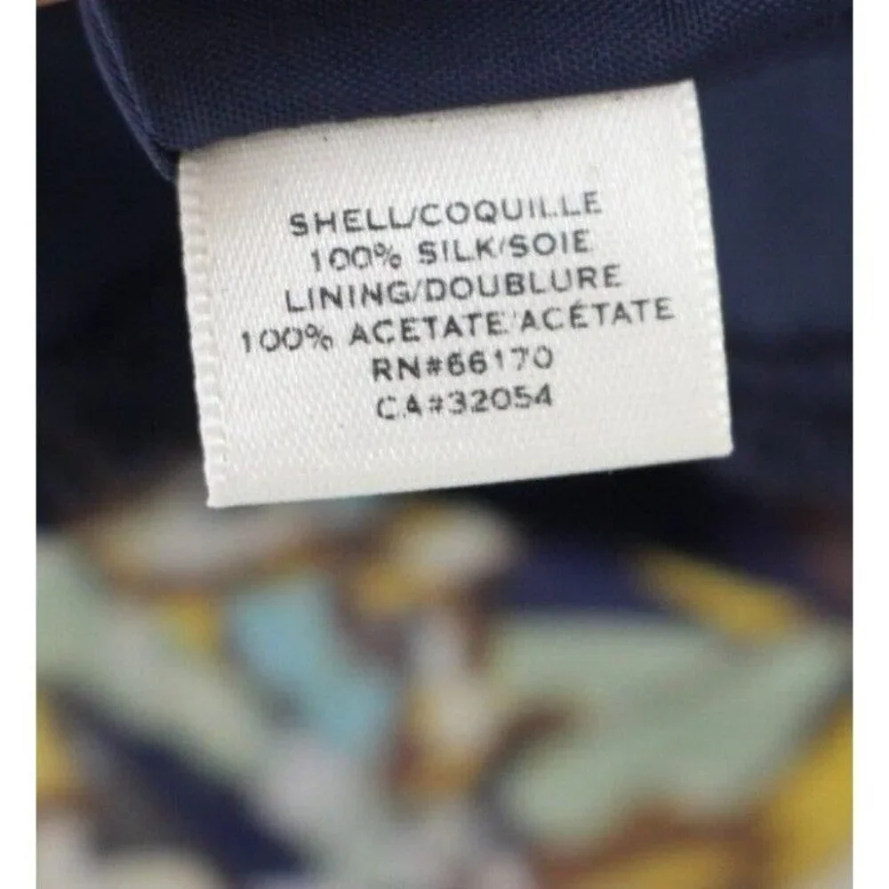 Anthropologie Moulinette Soeurs Oak Apple Blue Green Swirl Silk Wrap Dress Size
